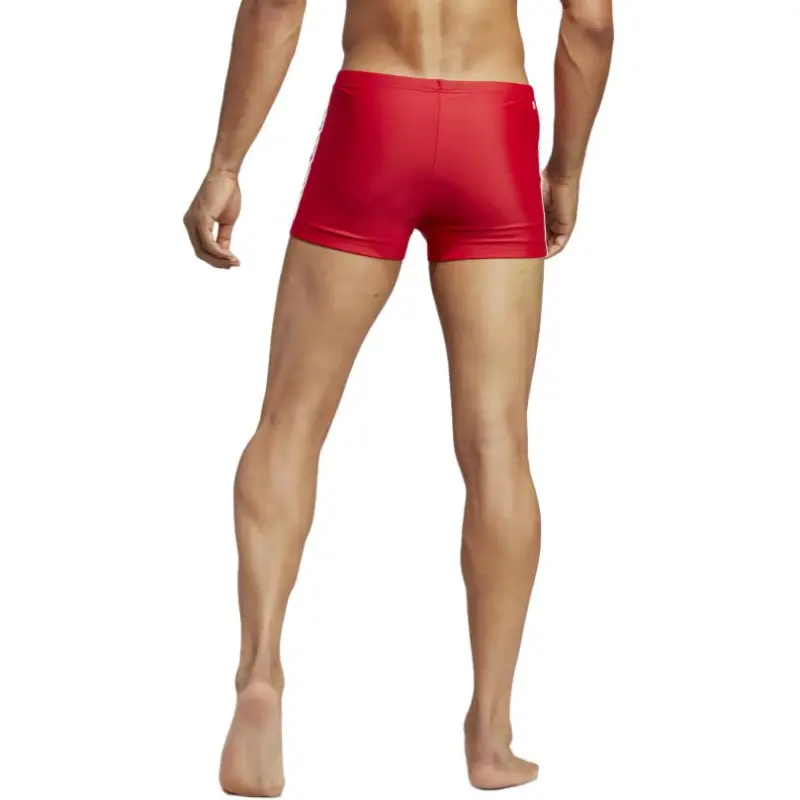 Adidas CLASSIC 3-STRIPES SWIM BOXERS Swimming Shorts Men's Excellent Crimson / White-5