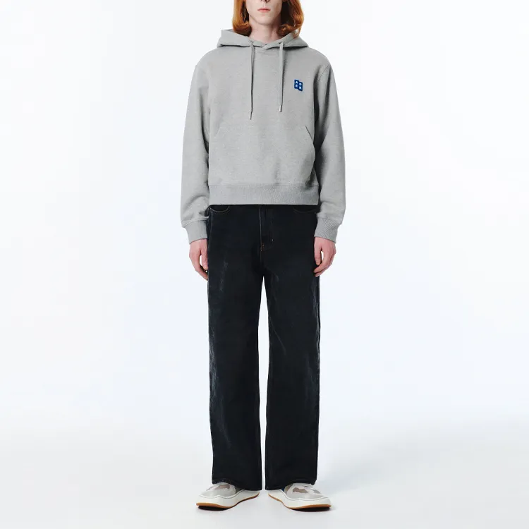 ADER ERROR Logo patch Cotton Hoodie-4