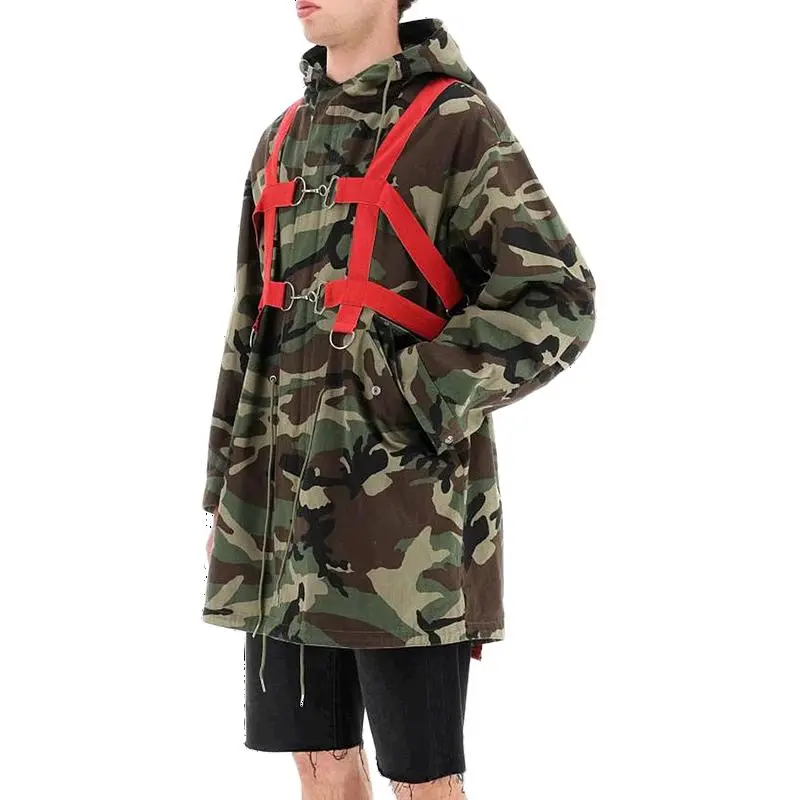 CELINE Camouflage Harness Parka-4