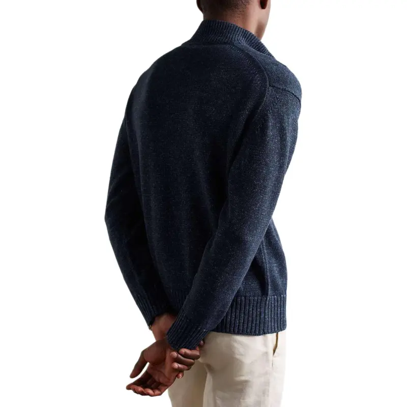 Loro Piana Knitwear Men's Dark Blue-3