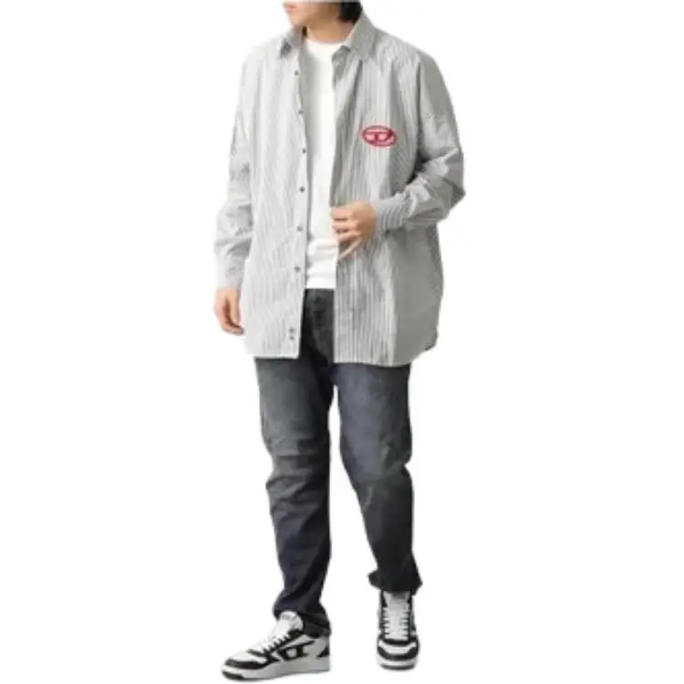 DIESEL S Douber Striped Shirt-3