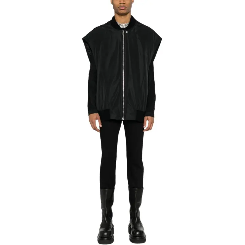 RICK OWENS Zip Up Sleeveless Gilet-2