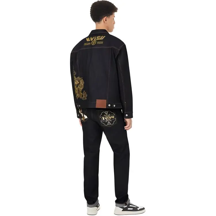 EVISU Denim Jackets Men-4