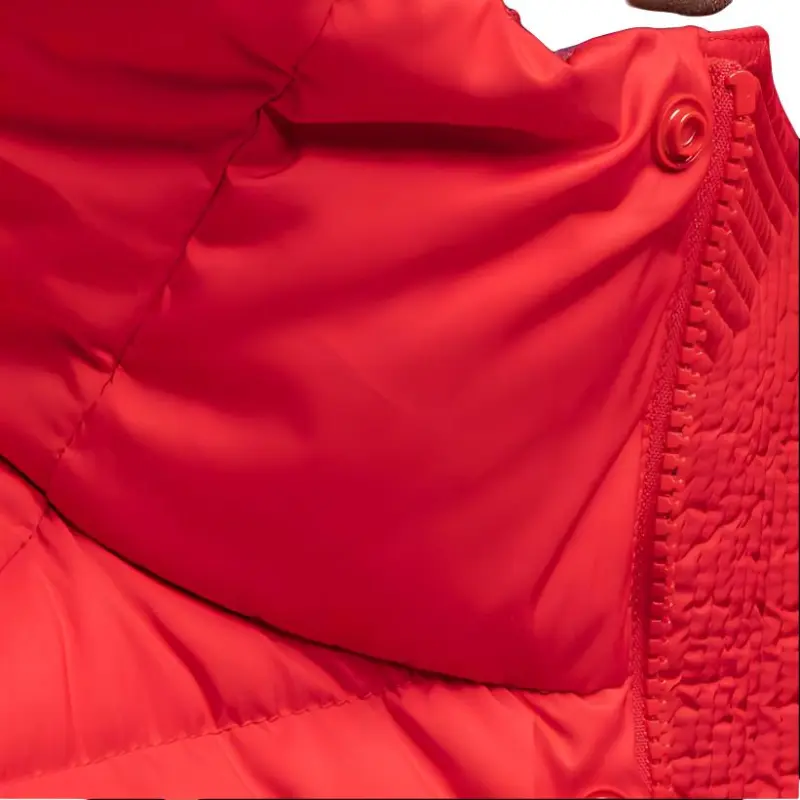 Lululemon Wunder Puff Series Down Jacket Men's Dark Red/Outer Drifting Red Mixed Color-6