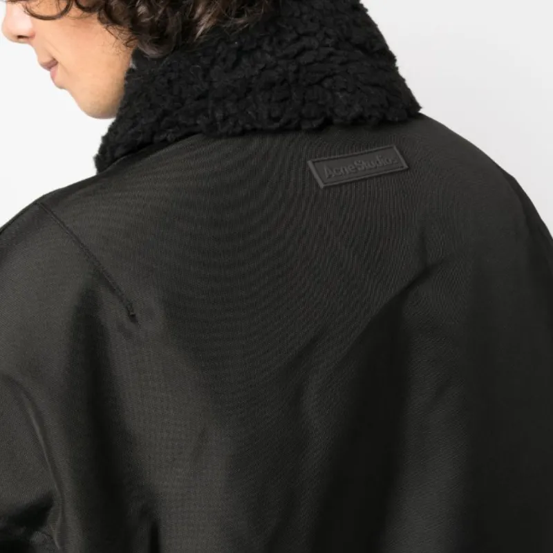 Acne Studios Jacket Unisex Obsidian Black-4