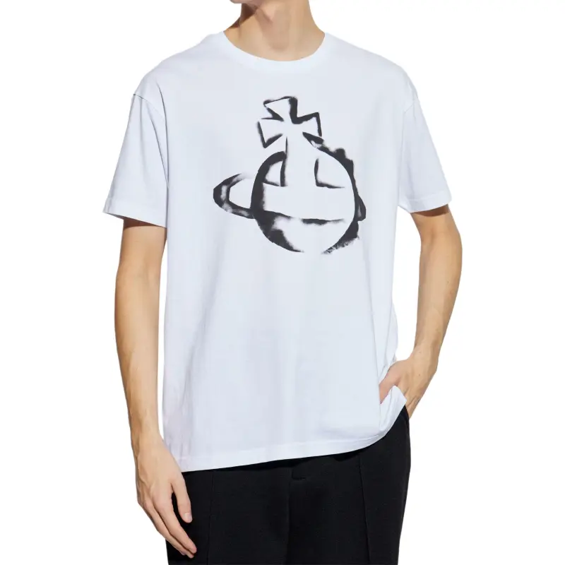 Vivienne Westwood Orb Printed Crewneck T Shirt-1
