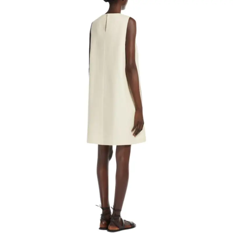 WEEKEND MaxMara SS25 Sleeveless Dress Women's White-2