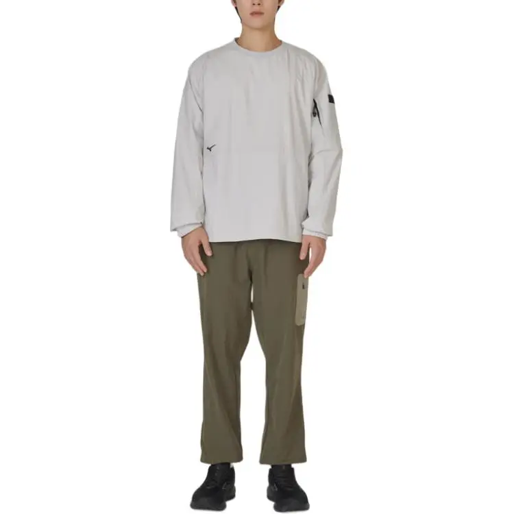 Mizuno Sweatshirt Men's Light Gray-2