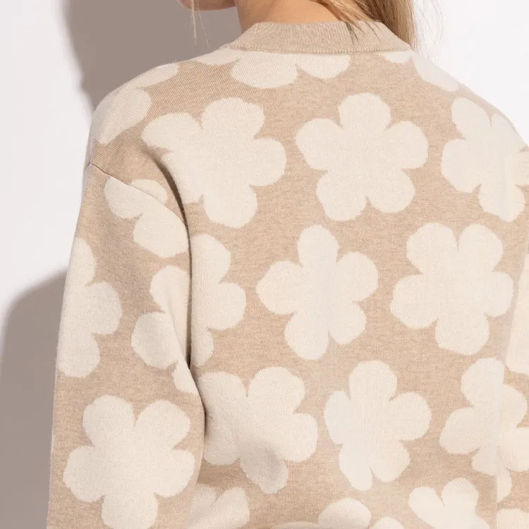 KENZO Floral Detailed Crewneck Jumper-4