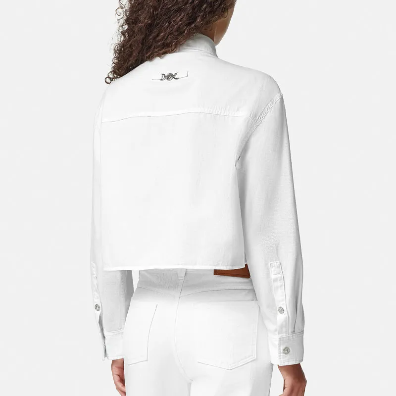 VERSACE La Medusa '95 Cropped Shirt-2