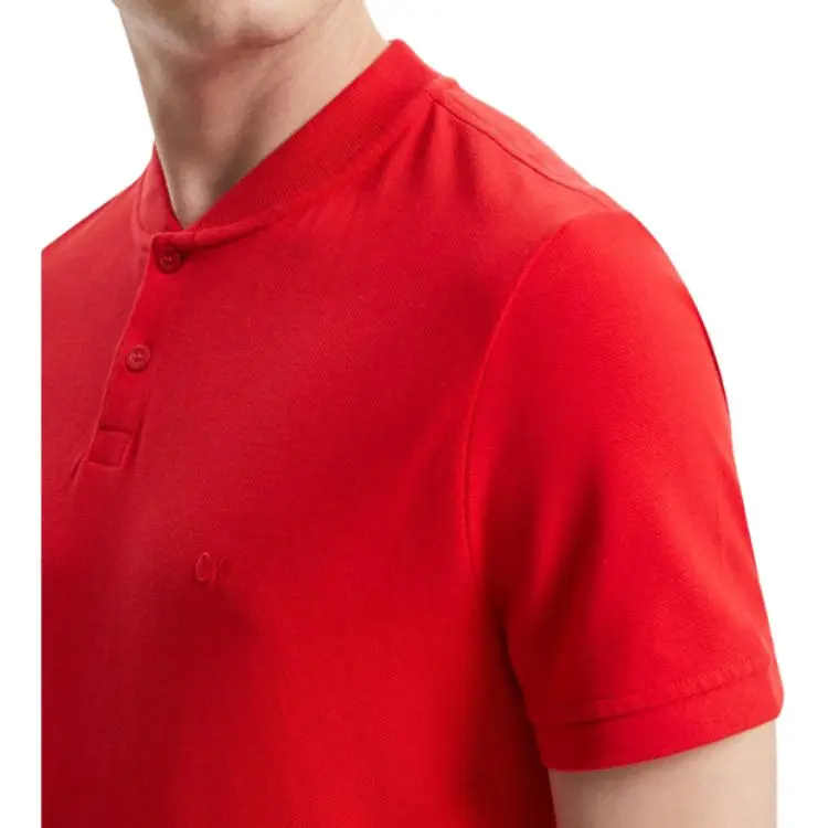 CALVIN KLEIN Polo Shirt Men's Red-4