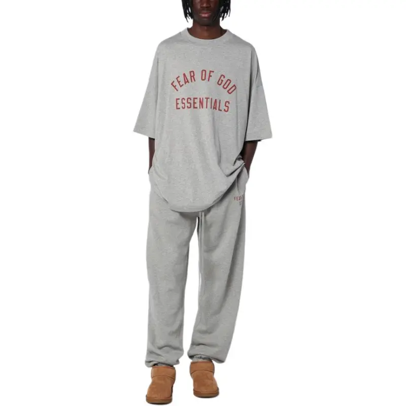 Fear Of God Essentials Logo print T shirt-2