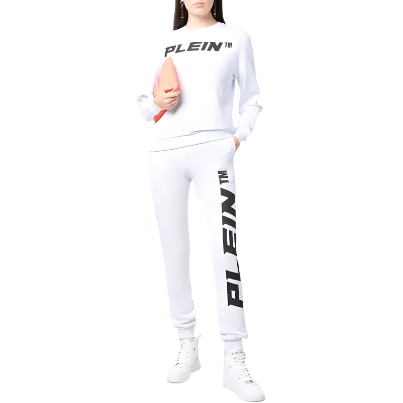 PHILIPP PLEIN Logo print Cotton Joggers-1