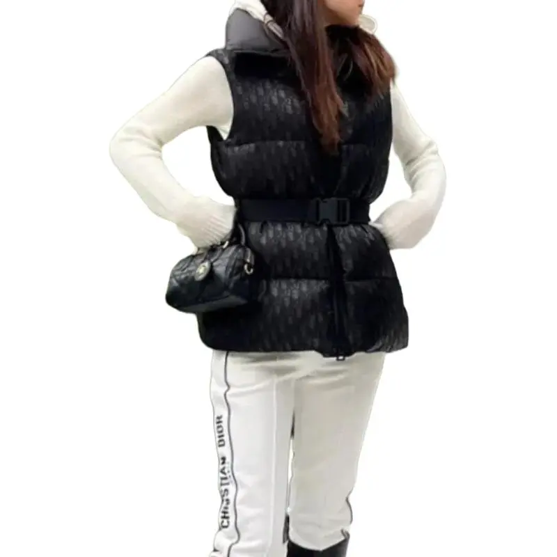 DIOR FW24 Puffer Jacket Women's Black-2