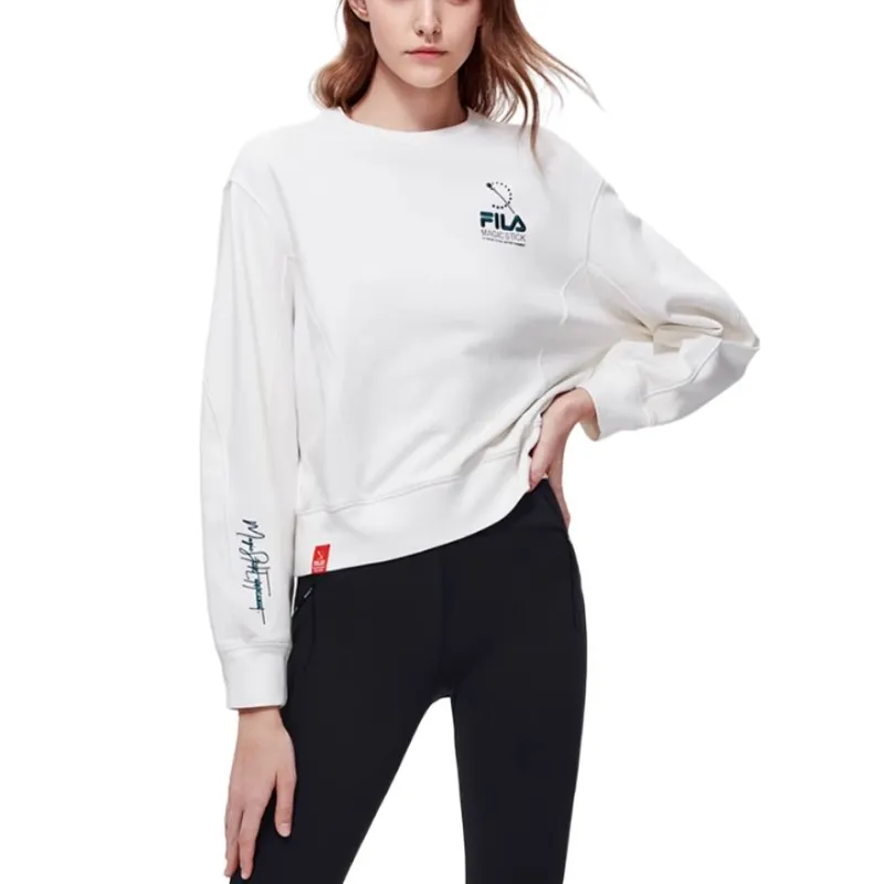 FILA Sweatshirts Women's Cloud White-2