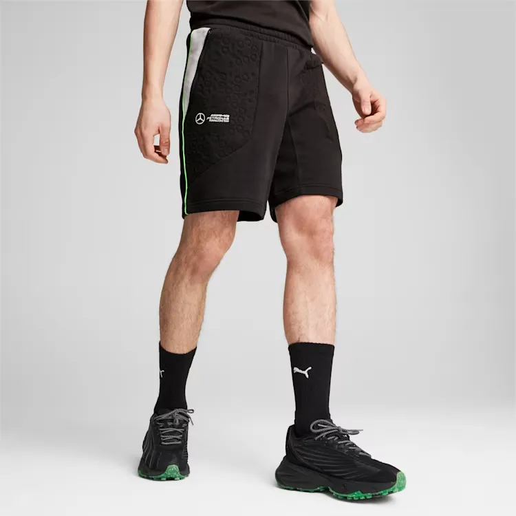 PUMA Mercedes AMG Petronas F1®Sweat Shorts Sports Shorts Men's Black-2