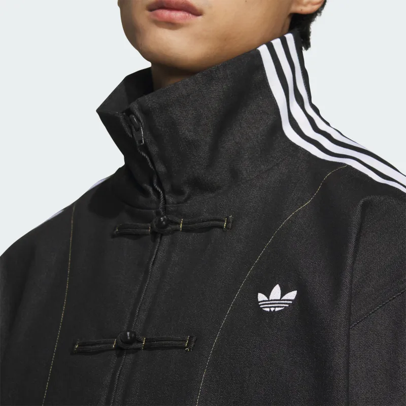Adidas Originals TRACK TOP CN TT DENIM Jackets & Coats Unisex Black-4