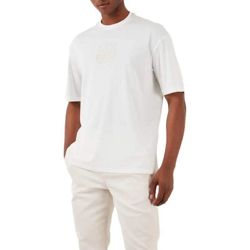 ARMANI EXCHANGE Logo Printed Crewneck T Shirt-3