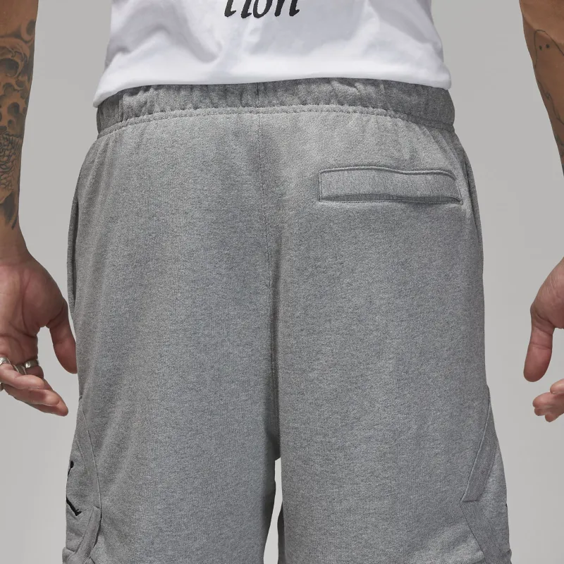 Jordan Flight Fleece Casual Shorts Men's Gray-3