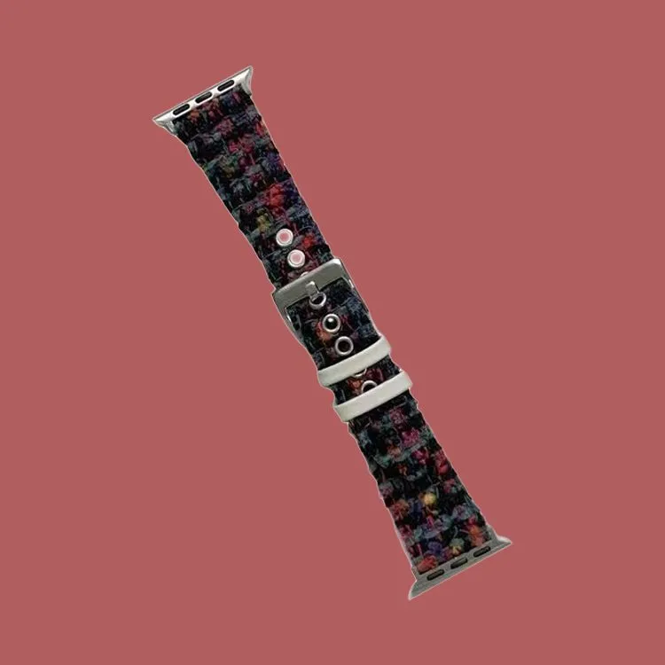 MSSM Apple Compatibility Watch Band Plush Woolen Material-3