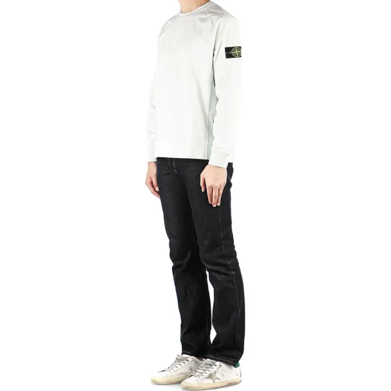 STONE ISLAND Stone Island 40Th Anniversary Collection Sweatshirt Men's White-4