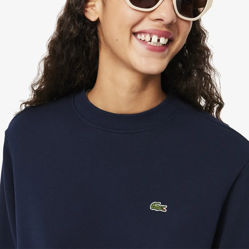 LACOSTE Relaxed fit Fleece Crew neck Sweatshirt-3