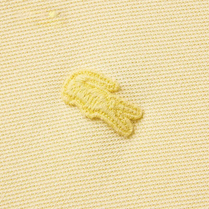 LACOSTE Polo Shirts Men Beige Yellow-3