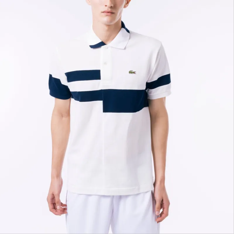LACOSTE Polo Shirts Men White-2