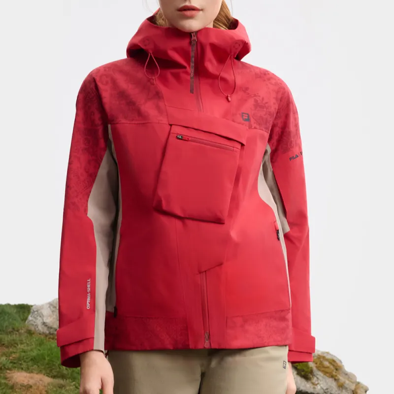 FILA Jacket Women's Dark Brier Red-3