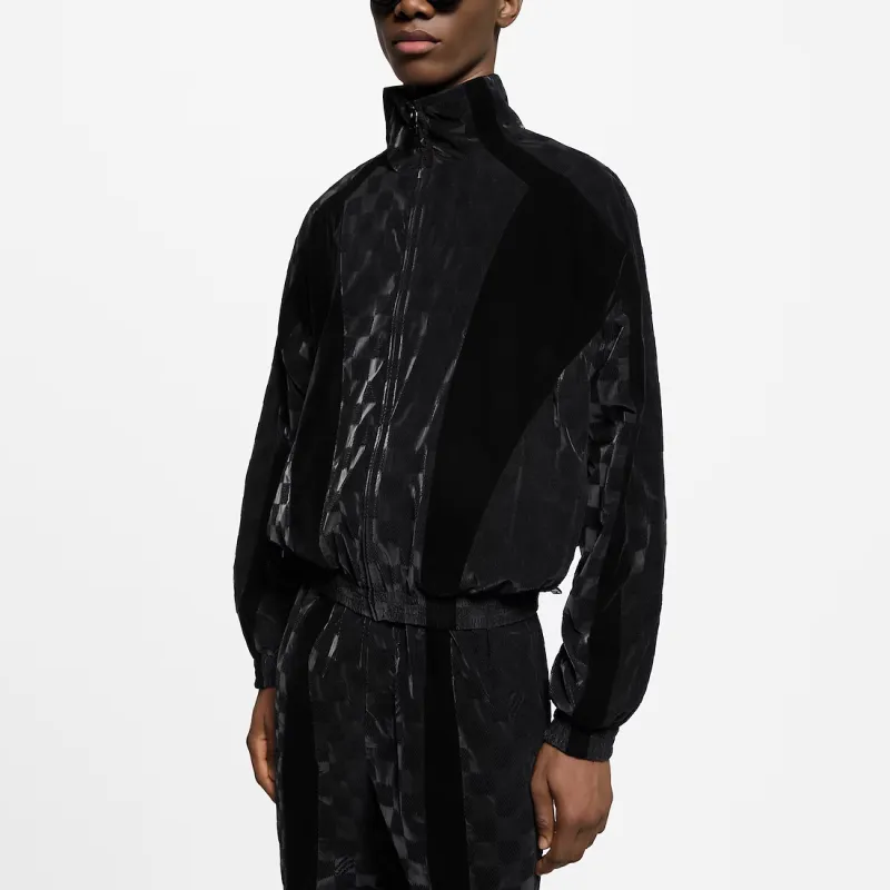 LOUIS VUITTON Flocked Damier Technical Tracksuit Top-2