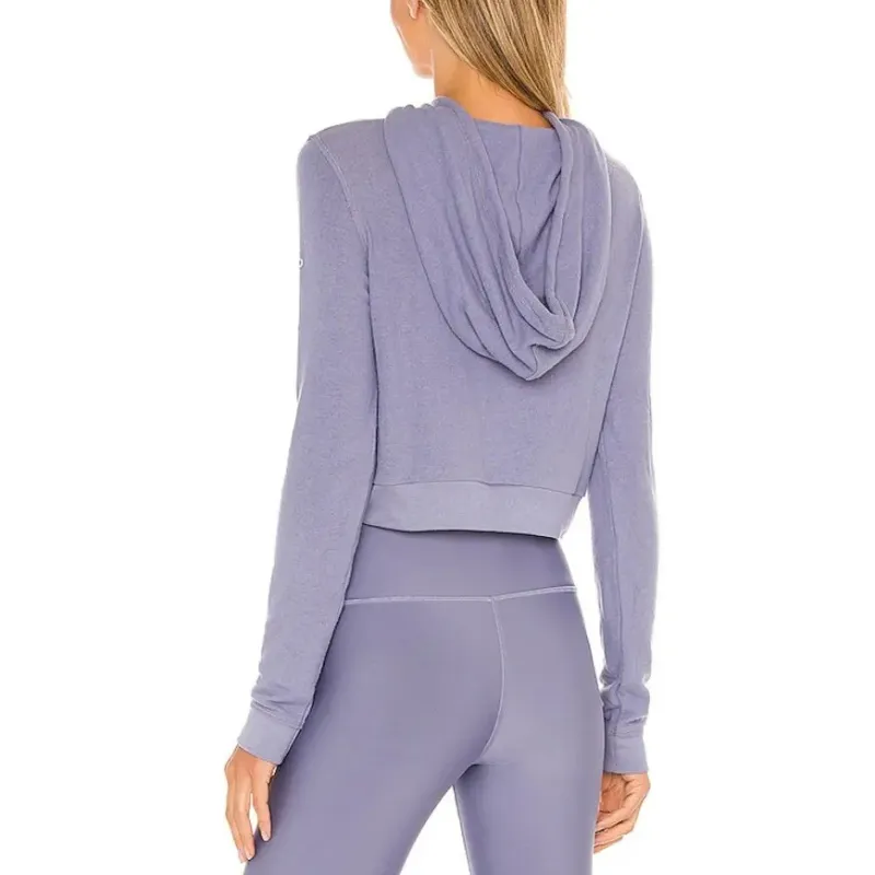 Alo Yoga Sweatshirt Women's Blue Moon Heather-1