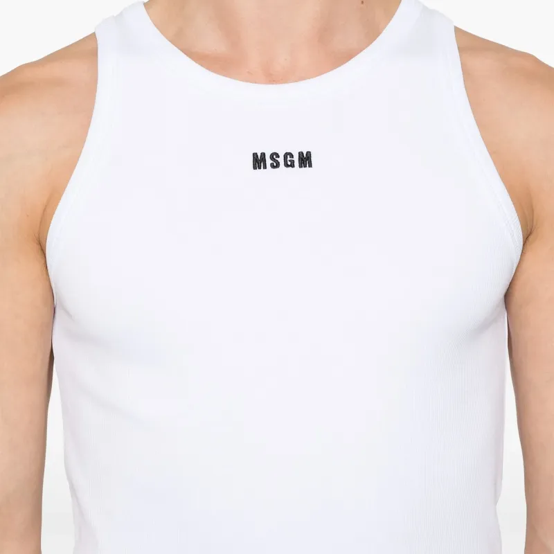 MSGM Ribbed Tank Top-3