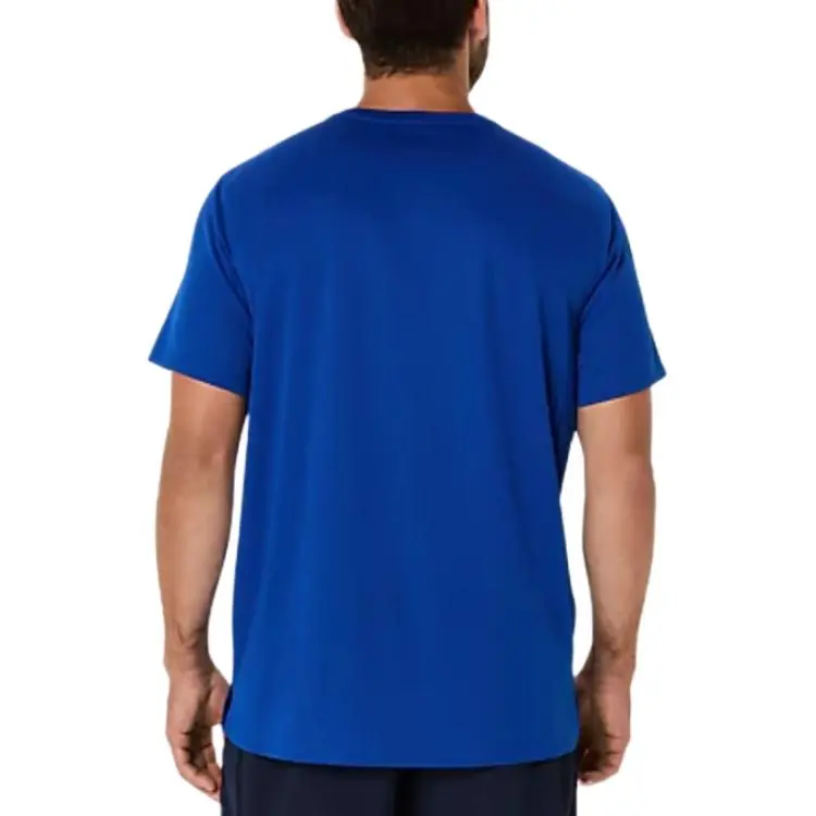 Asics T Shirts Men Blue-2