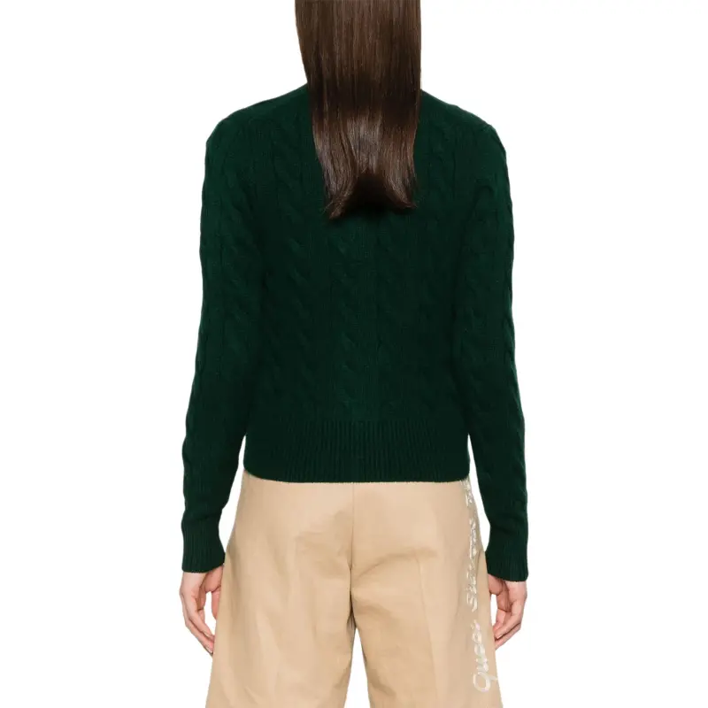 Polo Ralph Lauren Pony Embroidered Cable Knit Cardigan-4