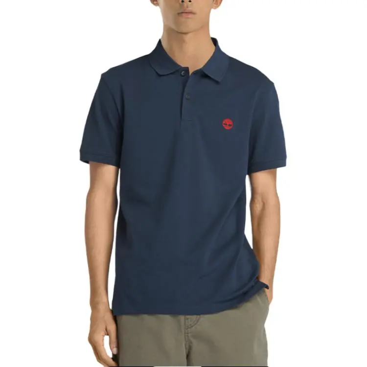 Timberland Polo Shirts Men Dark Sapphire-3