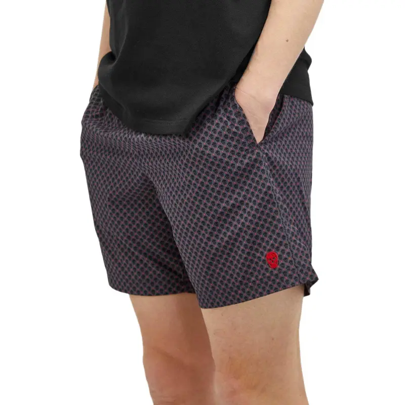 Alexander McQueen Spotted Skull Print Swim Shorts-5