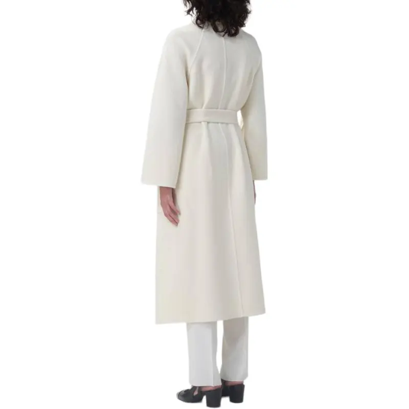 MaxMara Ludmilla Belted Long Sleeved Coat-3