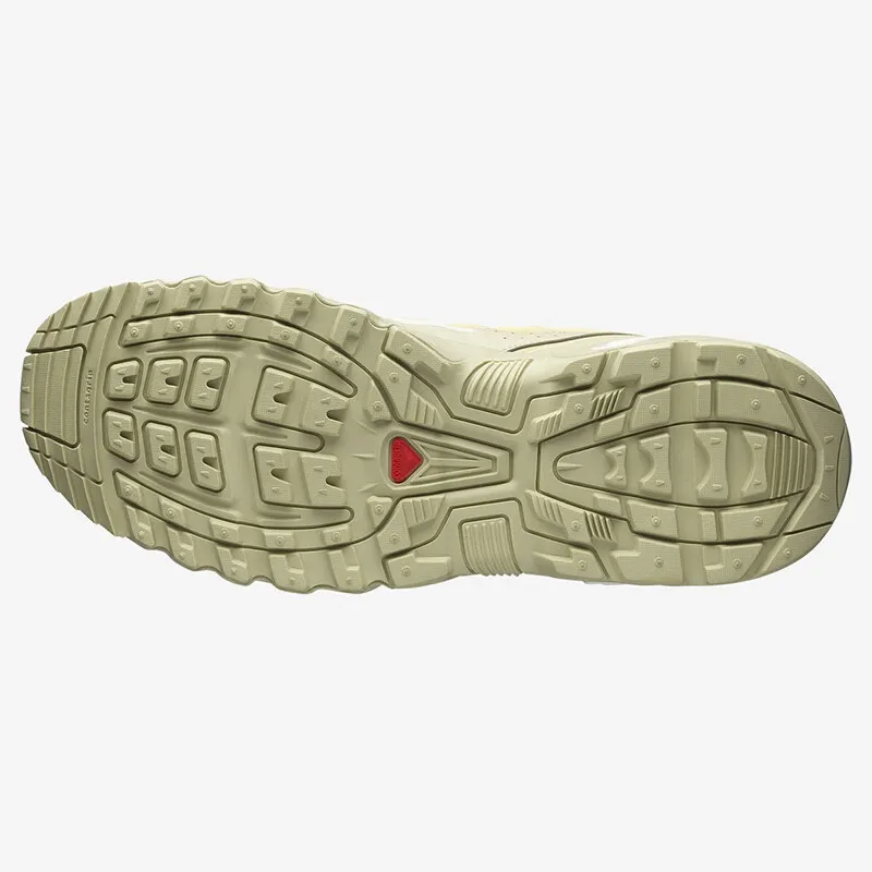 SALOMON ACS + Anti-Slip Wear-Resistant Low-Top Trail Running Running Shoes Unisex White Green-4
