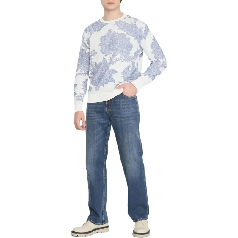 ETRO Floral Jacquard Crewneck Jumper-2
