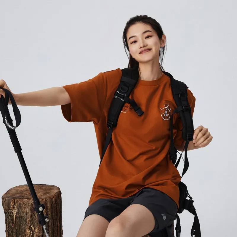 New Balance SS24 T Shirt Unisex Orange-10