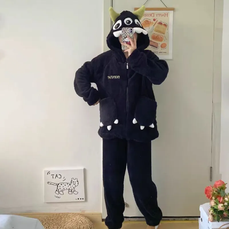 XIAFENYAN Pajama Gift Boxes Women's Black-3