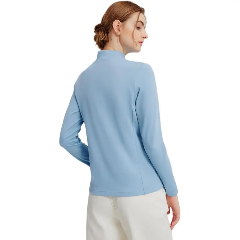 Hush Puppies T Shirt Women's Dusty Blue-5