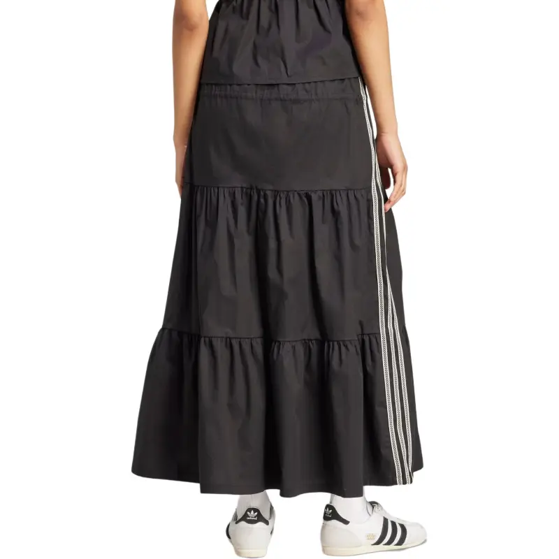 Adidas Originals Casual Long Skirt Japan Version Women's Black-2