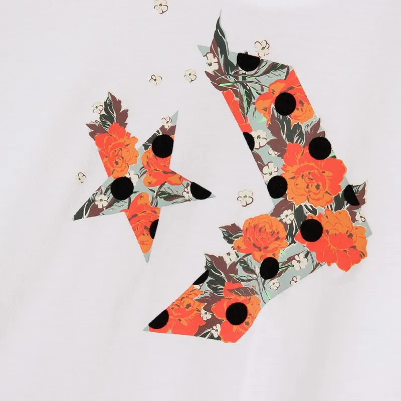 Converse T Shirts Women's White-2