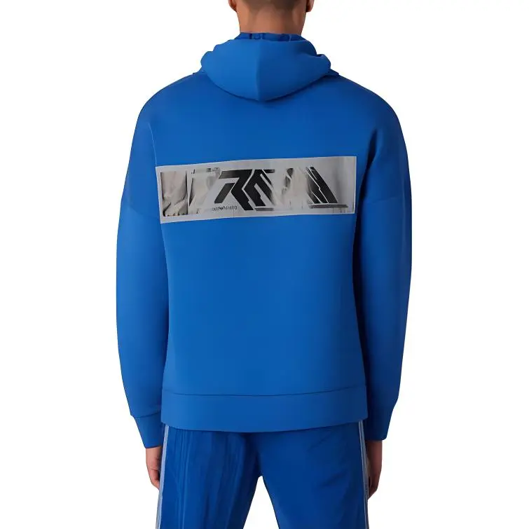 EMPORIO ARMANI SS23 Sweatshirts Men Electric Glow Blue-1