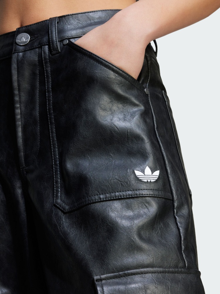 Adidas Originals Cargo Pants Women's Black - POIZON