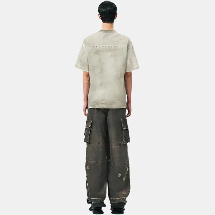 Feng Chen Wang Faded Effect T shirt-2