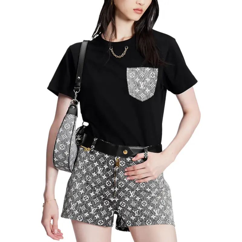 LOUIS VUITTON SS23 Casual Shorts Women's Gray-2