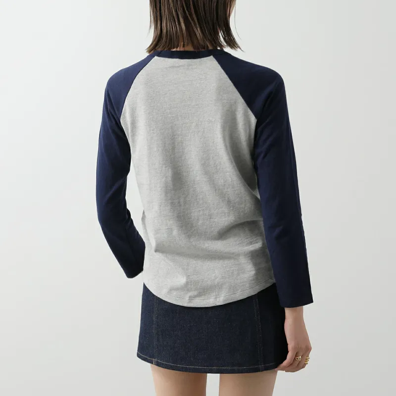 CELINE SS24 Raglan Sleeve T Shirt Women's Mixed Gray-6