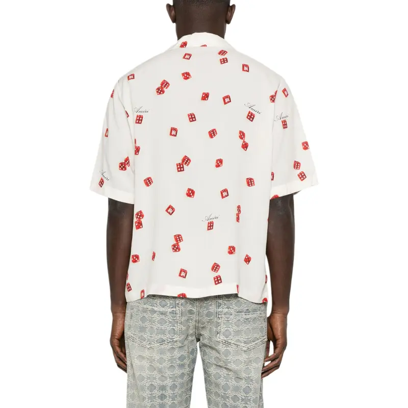 AMIRI Decorative Printed Short Sleeved Shirt-2